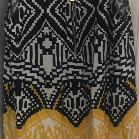 | MSK | Blue & Yellow Dress - Picture 3 of 8